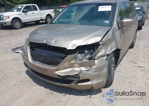 2005 Honda Odyssey Ex z USA, uszkodzony, nr VIN 5FNRL38455B410423